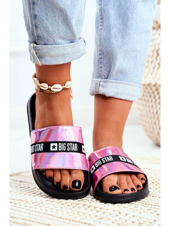 BIG STAR SHOES Pantofole moda donna Big Star - rosa
