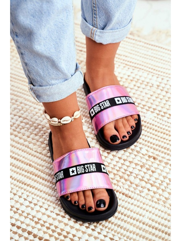 BIG STAR SHOES Pantofole moda donna Big Star - rosa