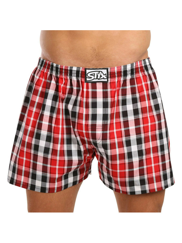 Styx Set di tre pantaloncini oversize da uomo Styx classic rubber multicolore