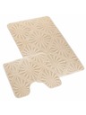 Bellatex Bathroom and toilet rug rays cream Bellatex