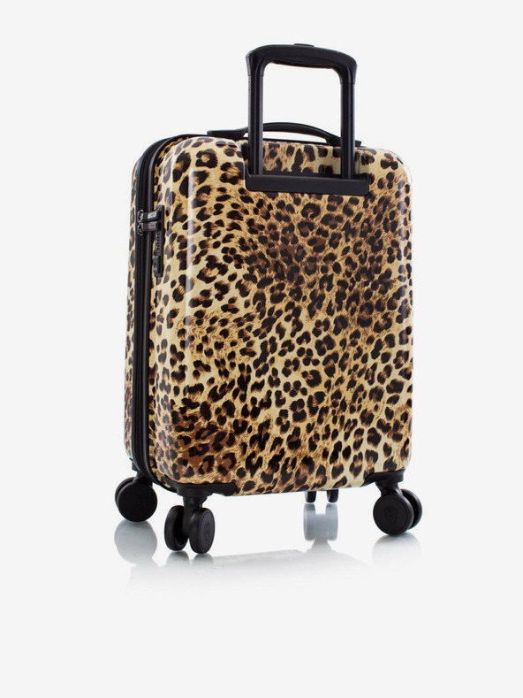 Heys Set of three patterned travel suitcases in brown color Heys Brown Leopard S,M,L