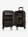 Heys Set of three patterned travel suitcases in brown color Heys Brown Leopard S,M,L