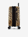 Heys Black-brown patterned travel suitcase Heys Brown Leopard M