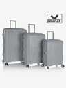 Heys Set of three travel suitcases in grey color Heys Airlite S,M,L