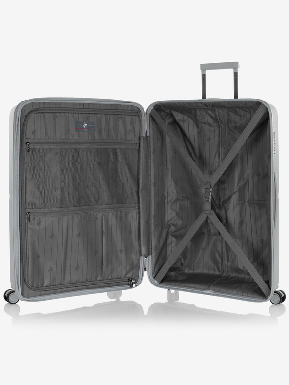 Heys Light grey travel suitcase Heys Airlite L Grey