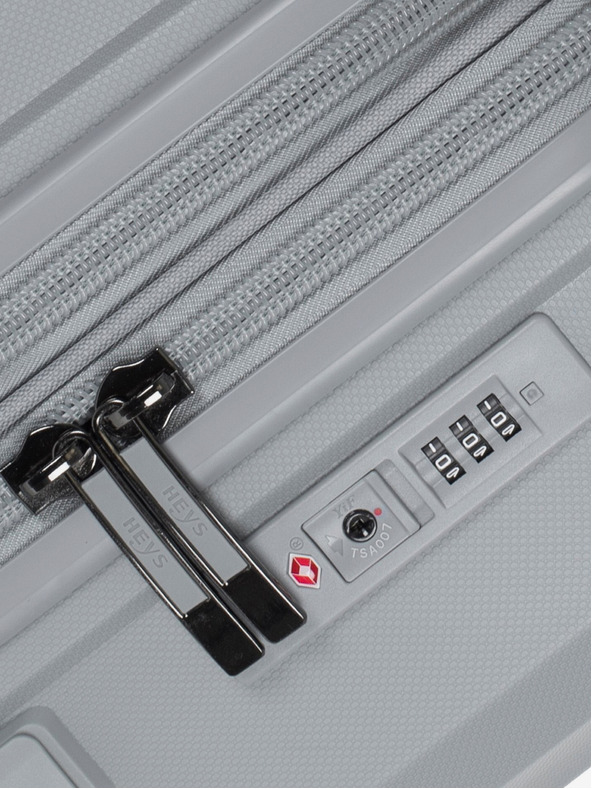 Heys Light grey travel suitcase Heys Airlite L Grey