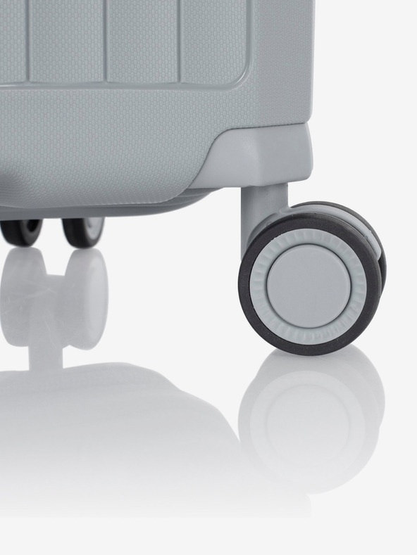 Heys Light grey travel suitcase Heys Airlite L Grey