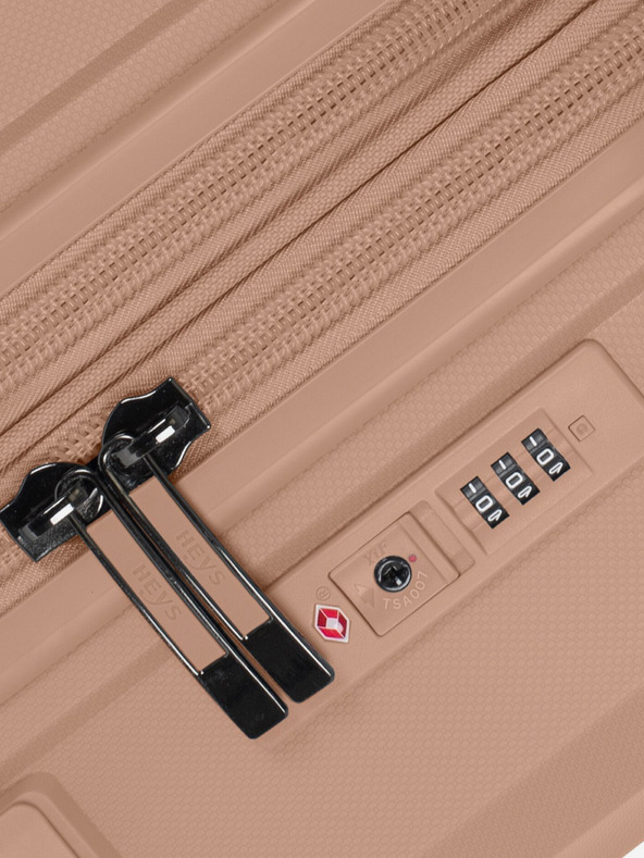 Heys Set of three travel suitcases in beige Heys Airlite S,M,L Nude