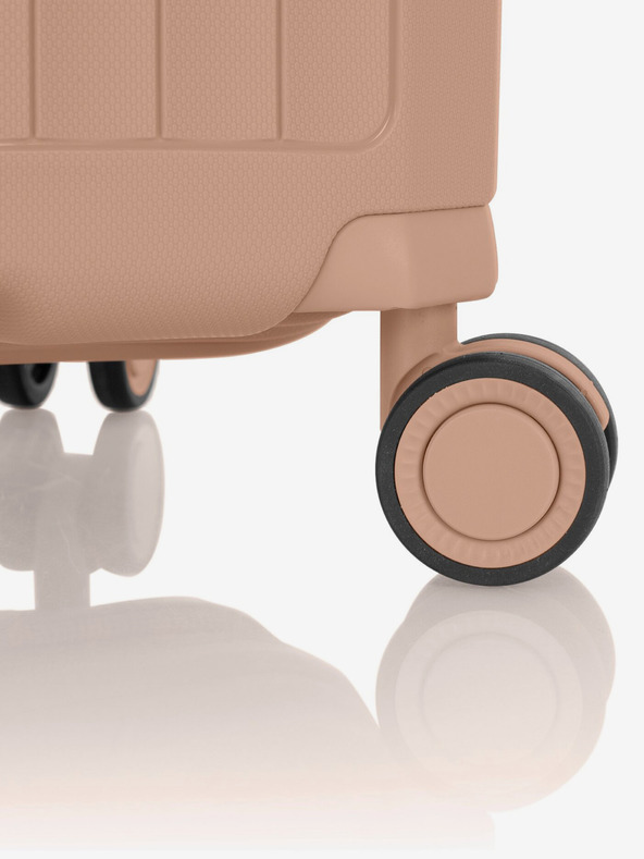 Heys Set of three travel suitcases in beige Heys Airlite S,M,L Nude