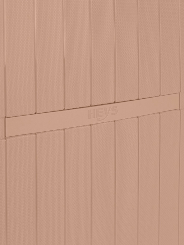 Heys Set of three travel suitcases in beige Heys Airlite S,M,L Nude