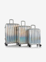 Heys Set of travel suitcases in silver Heys Astro S,M,L