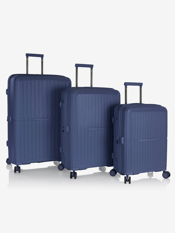 Heys Set of three travel suitcases in blue Heys Airlite S,M,L Blue