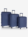 Heys Set of three travel suitcases in blue Heys Airlite S,M,L Blue