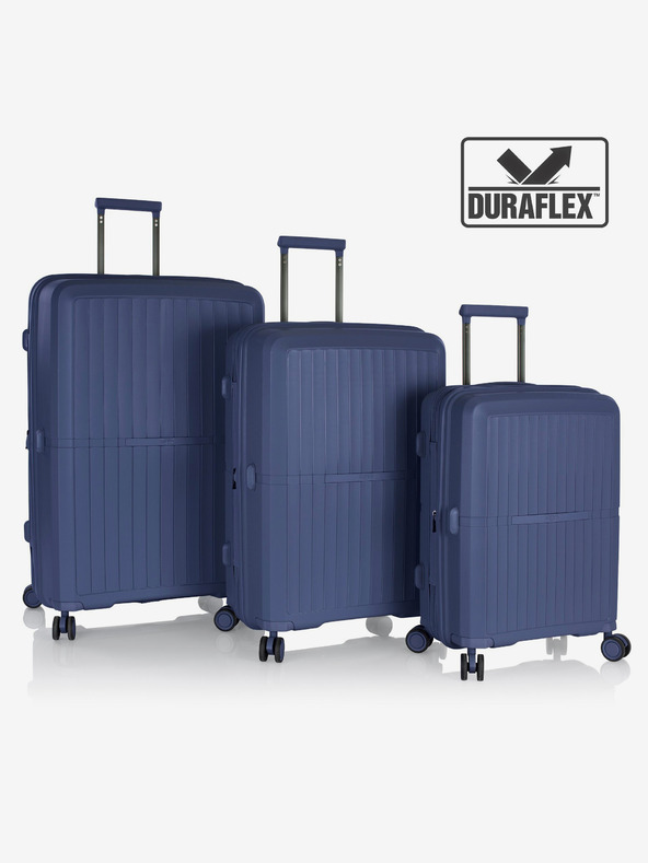 Heys Set of three travel suitcases in blue Heys Airlite S,M,L Blue