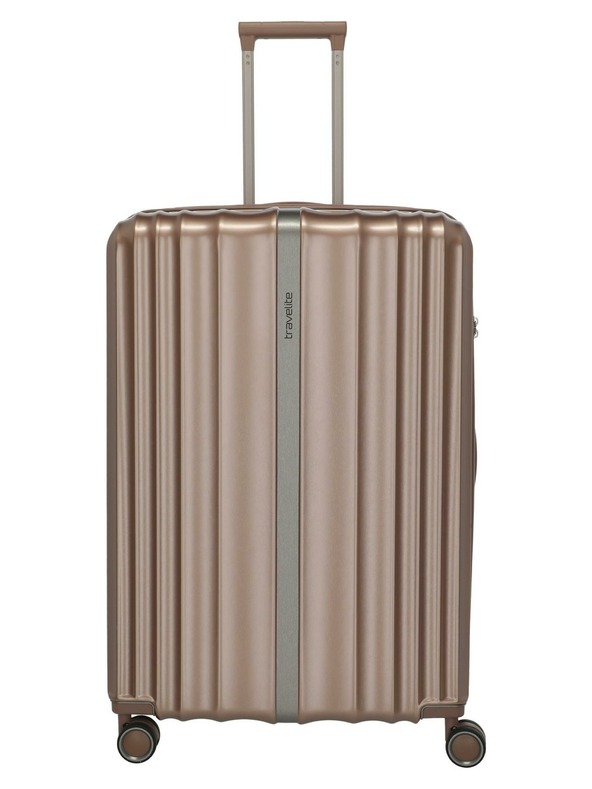 Travelite Travel suitcase Travelite Paros 4w L Cappuccino
