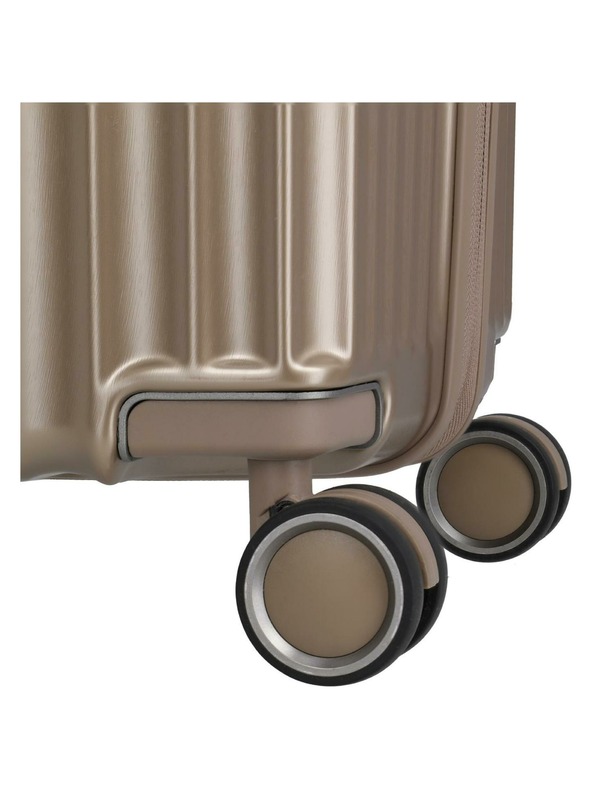 Travelite Travel suitcase Travelite Paros 4w L Cappuccino