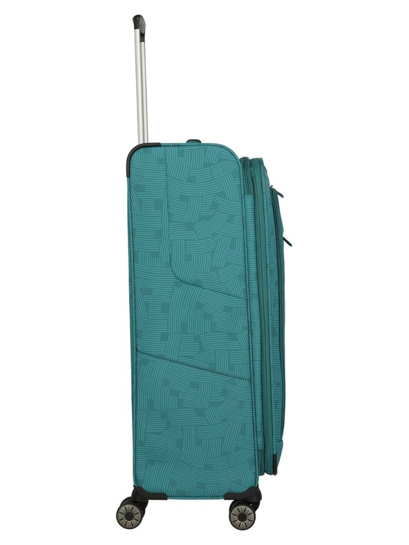 Travelite Travel suitcase Travelite Skaii 4w L Print Petrol