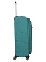 Travelite Travel suitcase Travelite Skaii 4w L Print Petrol