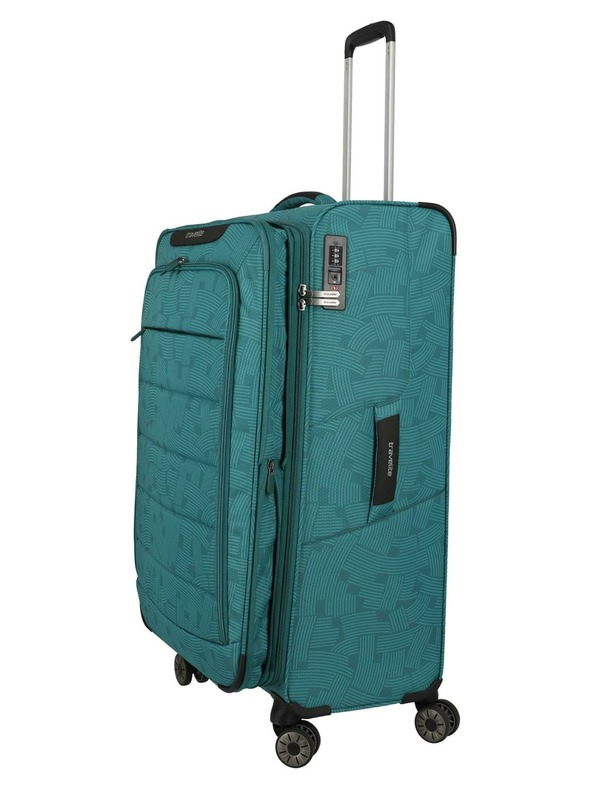 Travelite Travel suitcase Travelite Skaii 4w L Print Petrol