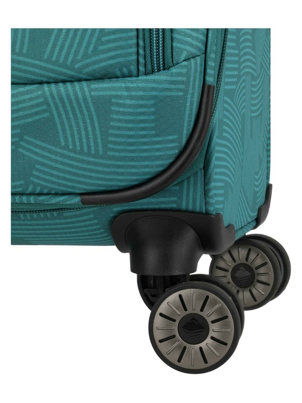 Travelite Travel suitcase Travelite Skaii 4w L Print Petrol