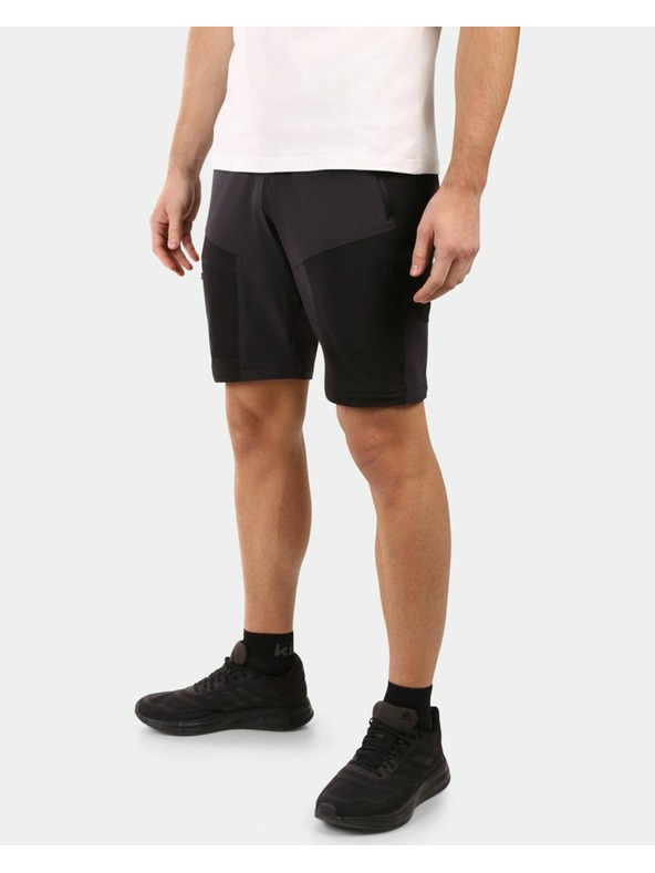 Kilpi Pantaloni outdoor convertibili maschili Kilpi HOSIO Nero