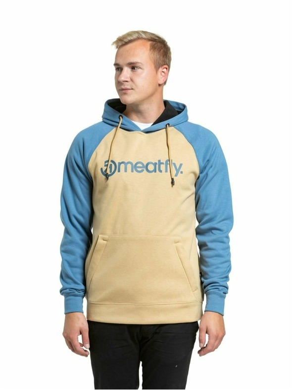 Meatfly Meatfly felpa tecnica maschile Gravel Marrone chiaro