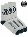 Meatfly Meatfly Long Triple Pack Socks Grey Bike | Grey | Size