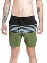 Meatfly Meatfly pantaloncini da bagno maschili Keith Boardshorts 17" Oliva / Nero | Verde | Taglia