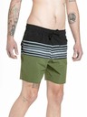 Meatfly Meatfly pantaloncini da bagno maschili Keith Boardshorts 17" Oliva / Nero | Verde | Taglia