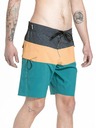 Meatfly Meatfly pantaloncini da bagno maschili Mitch Boardshorts 21" Verde serpente / Cammello | Verde | Taglia