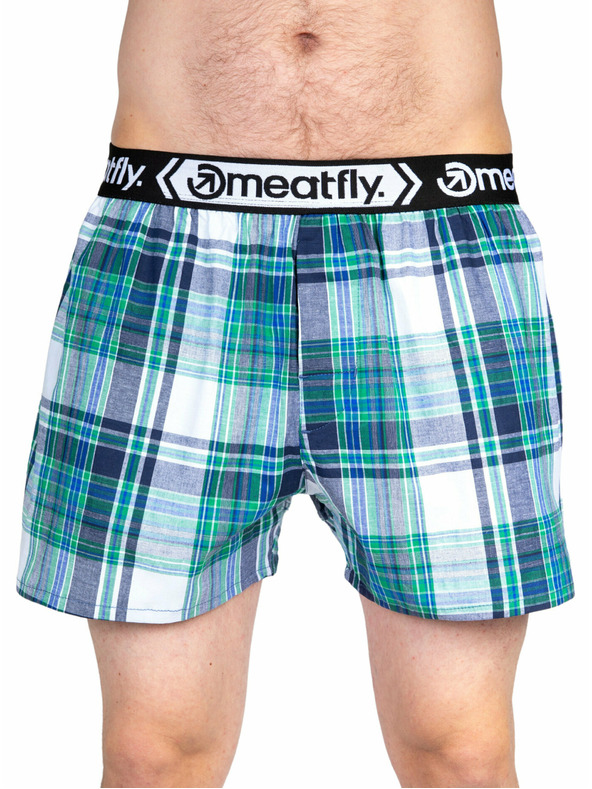 Meatfly Meatfly pantaloncini boxer uomo Gigi Green / Black | Verde | Taglia