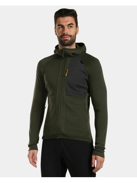 Kilpi Felpa con cappuccio da uomo Kilpi MERINI-M Verde scuro
