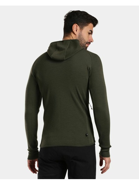 Kilpi Felpa con cappuccio da uomo Kilpi MERINI-M Verde scuro