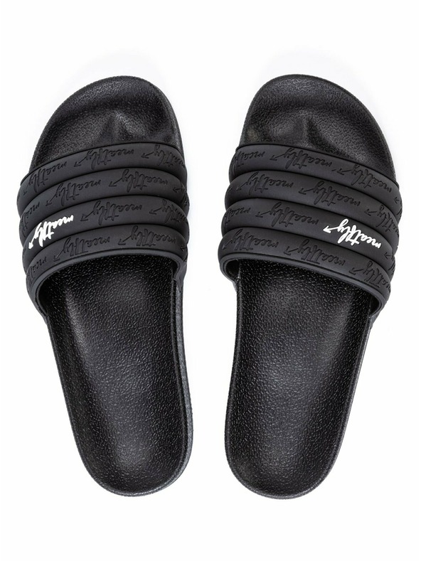 Meatfly Meatfly pantofole da donna Hudson Black Stripes nere