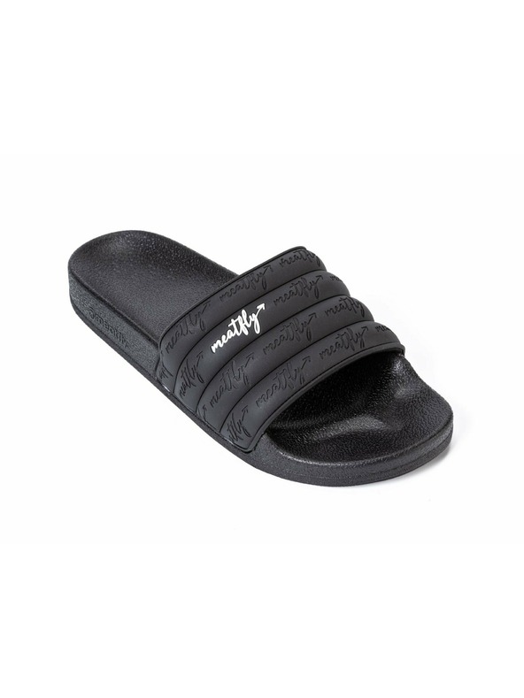 Meatfly Meatfly pantofole da donna Hudson Black Stripes nere