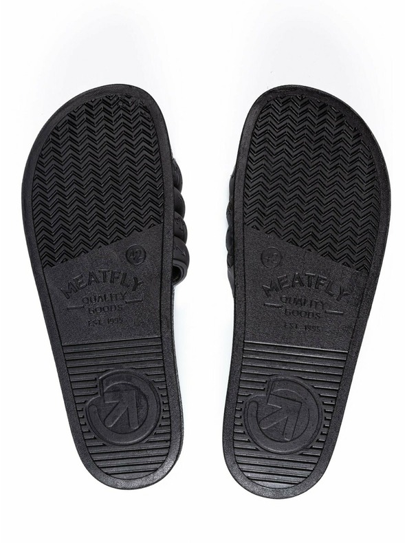 Meatfly Meatfly pantofole da donna Hudson Black Stripes nere