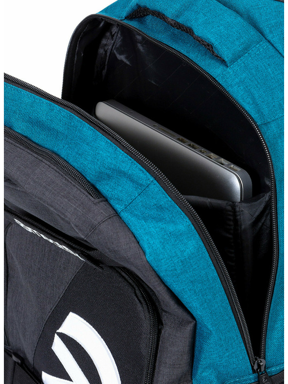 Meatfly Meatfly Backpack Exile Petrol Heather/Charcoal Heather 24 L + FREE PENCIL CASE | Blue | Volume 24 L