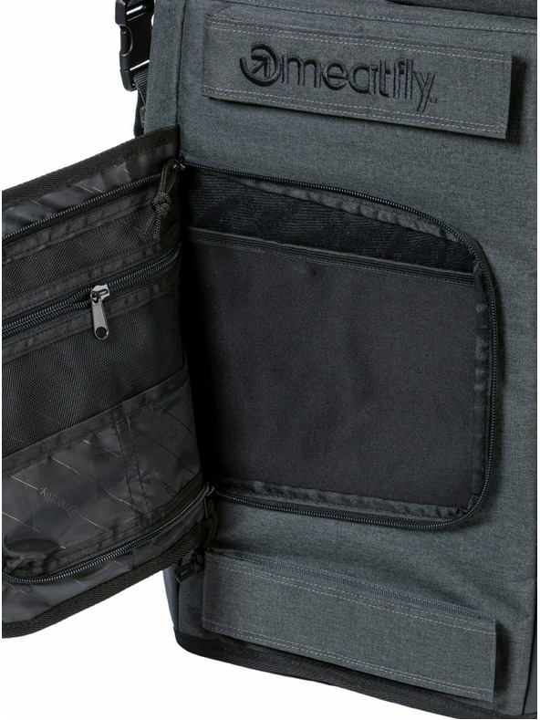 Meatfly Meatfly Backpack Periscope Charcoal Heather 30 L | Gray | Volume 30 L