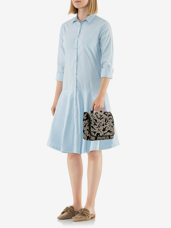 Reisenthel Borsa per cosmetici donna kaki con stampa Reisenthel Toiletbag Baroque Marble