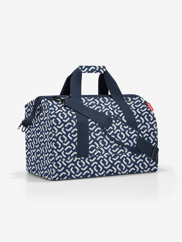 Reisenthel Dark blue patterned travel bag Reisenthel Allrounder L Signature Navy