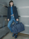 Reisenthel Dark blue travel bag Reisenthel Allrounder L Herringbone Dark Blue