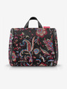 Reisenthel Borsa per cosmetici donna bordeaux-nera con stampa Reisenthel Toiletbag XL Paisley Black