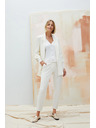 Moodo Pantaloni bianchi donna Moodo