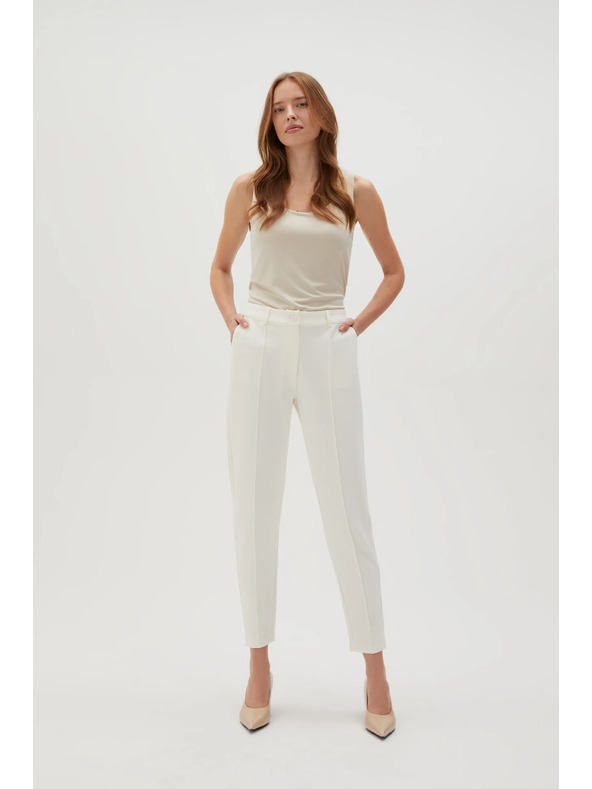 Moodo Pantaloni bianchi donna Moodo