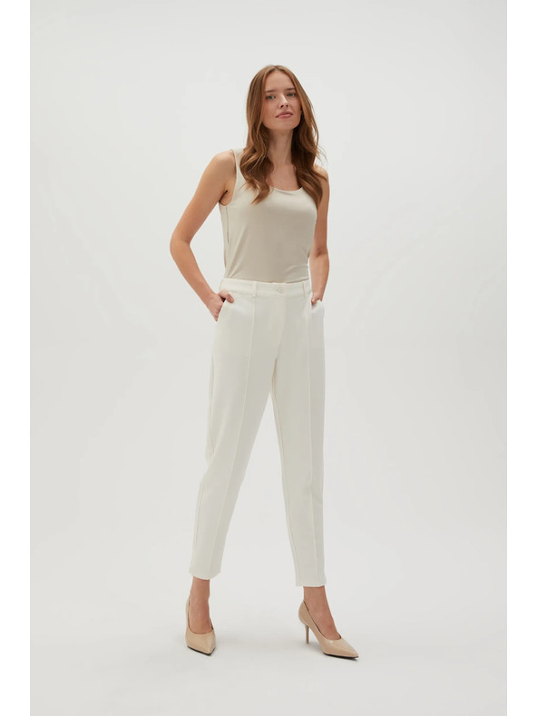 Moodo Pantaloni bianchi donna Moodo