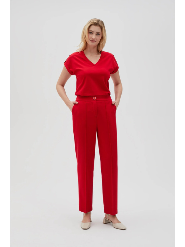 Moodo Pantaloni rossi donna Moodo