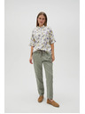 Moodo Pantaloni casual donna verdi Moodo