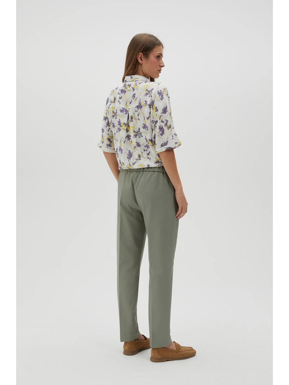 Moodo Pantaloni casual donna verdi Moodo