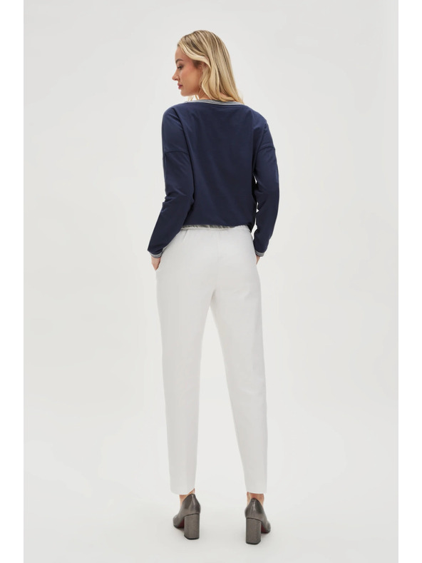 Moodo Pantaloni bianchi donna Moodo