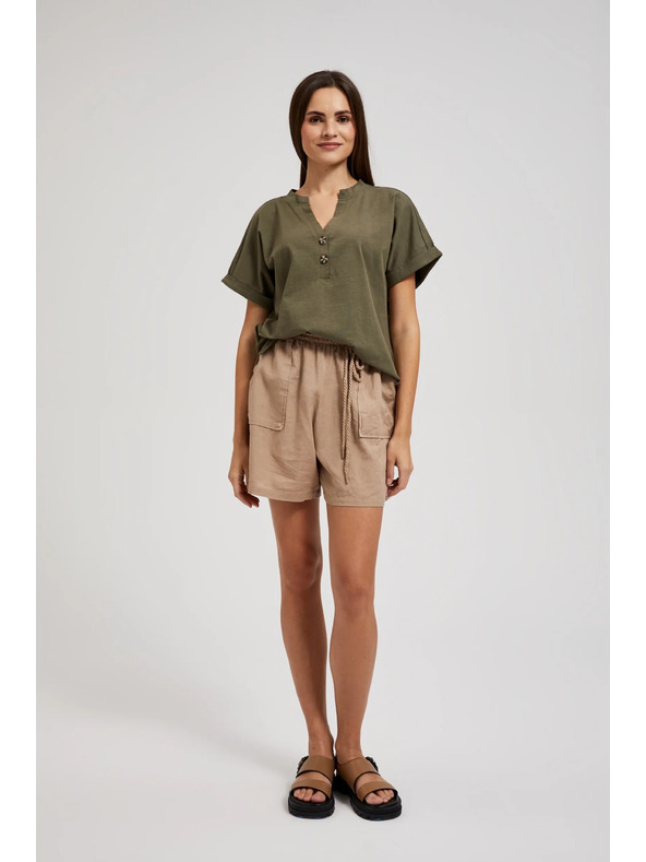 Moodo Pantaloncini Moodo da donna marroni